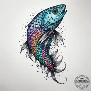 Tattoo sketch krill, ink illustration for tat... - эскиз тату (№1757750762_0, 13.09.2025 08:06) — tattoo-photo.ru