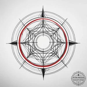 Tattoo sketch circle, tattoo line art, clean... - эскиз тату (№1757762863_0, 13.09.2025 11:27) — tattoo-photo.ru