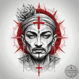 Tattoo sketch spiritual master, artistic tatt... - эскиз тату (№1757764423_0, 13.09.2025 11:53) — tattoo-photo.ru