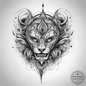 Tattoo sketch fan tattoo, artistic tattoo ske... - эскиз тату (№1757773688_0, 13.09.2025 14:28) — tattoo-photo.ru