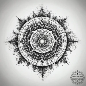 Tattoo sketch cosmic life, tattoo line art, d... - эскиз тату (№1757773883_0, 13.09.2025 14:31) — tattoo-photo.ru