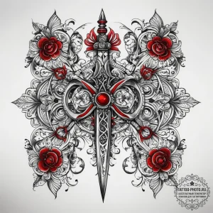 Tattoo sketch scissors, artistic tattoo sketc... - эскиз тату (№1757774666_0, 13.09.2025 14:44) — tattoo-photo.ru