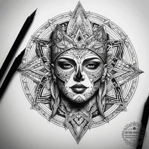 Tattoo sketch soldier with a scissors, tattoo... - эскиз тату (№1757781181_0, 13.09.2025 16:33) — tattoo-photo.ru