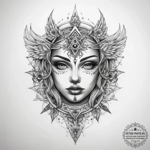 Tattoo sketch truth - эскиз тату (№1757781570_0, 13.09.2025 16:39) — tattoo-photo.ru