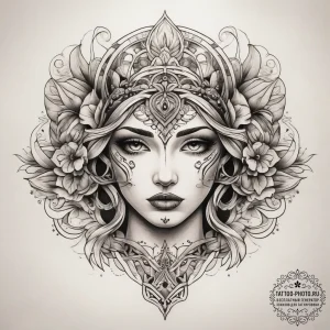 Tattoo sketch ash, artistic tattoo sketch, bo... - эскиз тату (№1757787284_0, 13.09.2025 18:14) — tattoo-photo.ru