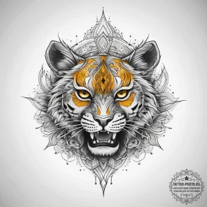 Tattoo sketch yellow, concept art for tattoo,... - эскиз тату (№1757790853_0, 13.09.2025 19:14) — tattoo-photo.ru