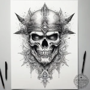 Tattoo sketch ilya muromets, the epic hero, w... - эскиз тату (№1757801135_0, 13.09.2025 22:05) — tattoo-photo.ru