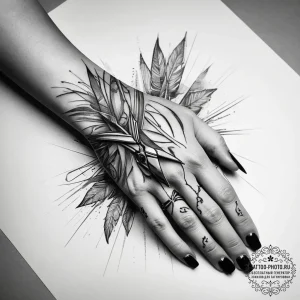 Tattoo sketch hands with a scissors, concept... - эскиз тату (№1757811202_0, 14.09.2025 00:53) — tattoo-photo.ru