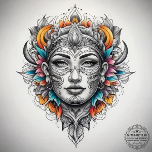 Tattoo sketch sacred identity, tattoo drawing... - эскиз тату (№1757812603_0, 14.09.2025 01:16) — tattoo-photo.ru