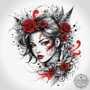 Tattoo sketch element, tattoo sketch design,... - эскиз тату (№1757812992_0, 14.09.2025 01:23) — tattoo-photo.ru