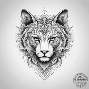 лайнворк (linework) - эскиз тату (№1757819047_0, 14.09.2025 03:04) — tattoo-photo.ru