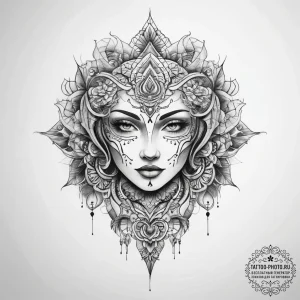 Tattoo sketch authentic - эскиз тату (№1757823087_0, 14.09.2025 04:11) — tattoo-photo.ru