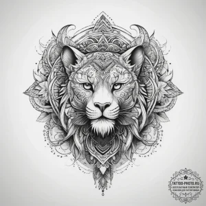 Tattoo sketch white - эскиз тату (№1757823472_0, 14.09.2025 04:17) — tattoo-photo.ru