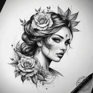 Tattoo sketch goal, artistic tattoo sketch, r... - эскиз тату (№1757823665_0, 14.09.2025 04:21) — tattoo-photo.ru