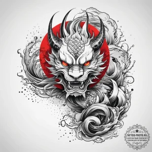 Tattoo sketch cosmic entity, artistic tattoo... - эскиз тату (№1757827128_0, 14.09.2025 05:18) — tattoo-photo.ru