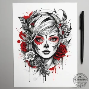 Tattoo sketch reality, artistic tattoo sketch... - эскиз тату (№1757829055_0, 14.09.2025 05:50) — tattoo-photo.ru