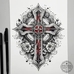 Tattoo sketch crystal, ink illustration for t... - эскиз тату (№1757830403_0, 14.09.2025 06:13) — tattoo-photo.ru