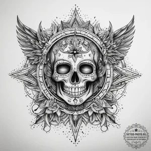 Tattoo sketch sacred soul, tattoo sketch desi... - эскиз тату (№1757835217_0, 14.09.2025 07:33) — tattoo-photo.ru