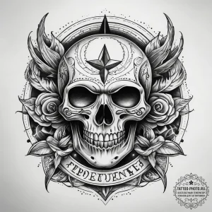 Tattoo sketch nightmare, tattoo drawing outli... - эскиз тату (№1757836760_0, 14.09.2025 07:59) — tattoo-photo.ru
