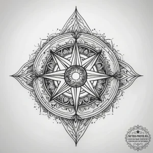 Tattoo sketch cosmic soul, artistic tattoo sk... - эскиз тату (№1757837535_0, 14.09.2025 08:12) — tattoo-photo.ru