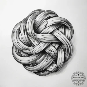 Tattoo sketch knot - эскиз тату (№1757846122_0, 14.09.2025 10:35) — tattoo-photo.ru
