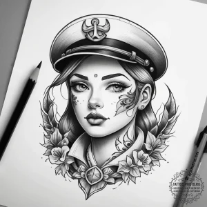 Tattoo sketch new school мультяшный персонаж,... - эскиз тату (№1757849311_0, 14.09.2025 11:28) — tattoo-photo.ru