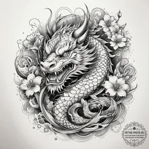 Tattoo sketch divine land, artistic tattoo sk... - эскиз тату (№1757850108_0, 14.09.2025 11:41) — tattoo-photo.ru