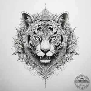 Tattoo sketch brown - эскиз тату (№1757854684_0, 14.09.2025 12:58) — tattoo-photo.ru