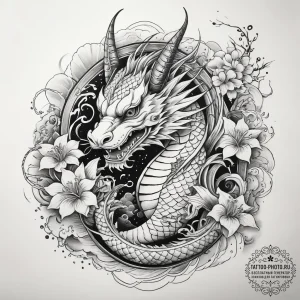 Tattoo sketch divine portrayal, artistic tatt... - эскиз тату (№1757857623_0, 14.09.2025 13:47) — tattoo-photo.ru