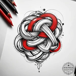 Tattoo sketch knot, tattoo flash sheet design... - эскиз тату (№1757859382_0, 14.09.2025 14:16) — tattoo-photo.ru