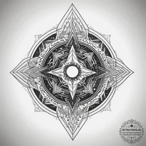 Tattoo sketch cosmic void, tattoo drawing out... - эскиз тату (№1757859576_0, 14.09.2025 14:19) — tattoo-photo.ru