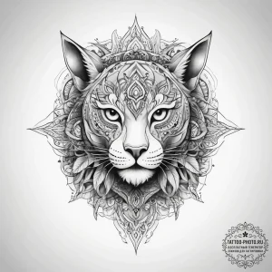 Tattoo sketch white - эскиз тату (№1757864664_0, 14.09.2025 15:44) — tattoo-photo.ru