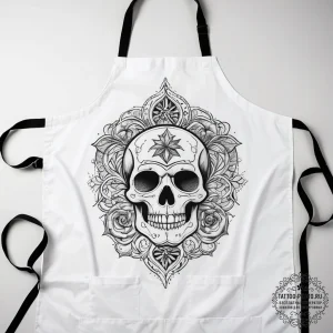 Tattoo sketch apron with a pocket - эскиз тату (№1757866245_0, 14.09.2025 16:10) — tattoo-photo.ru