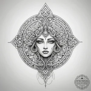 Tattoo sketch dryad tattoo, tattoo sketch des... - эскиз тату (№1757869361_0, 14.09.2025 17:02) — tattoo-photo.ru
