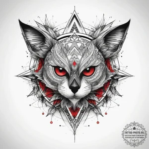 Tattoo sketch geometric symbol, tattoo line a... - эскиз тату (№1757870376_0, 14.09.2025 17:19) — tattoo-photo.ru