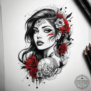 Tattoo sketch vibe, tattoo sketch design, on... - эскиз тату (№1757872724_0, 14.09.2025 17:58) — tattoo-photo.ru