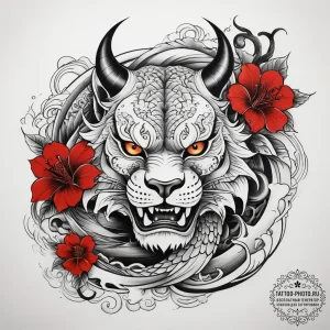 Tattoo sketch hieroglyphic symbol for "courag... - эскиз тату (№1757877218_0, 14.09.2025 19:13) — tattoo-photo.ru