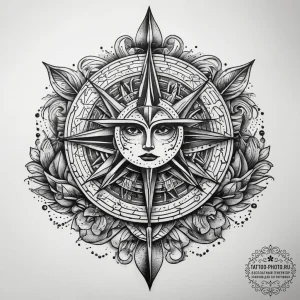 Tattoo sketch silver, ink illustration for ta... - эскиз тату (№1757878758_0, 14.09.2025 19:39) — tattoo-photo.ru