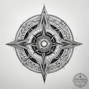 Tattoo sketch cosmic essence, tattoo flash sh... - эскиз тату (№1757885859_0, 14.09.2025 21:37) — tattoo-photo.ru