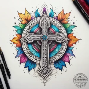 Tattoo sketch sacred soul, concept art for ta... - эскиз тату (№1757886052_0, 14.09.2025 21:40) — tattoo-photo.ru