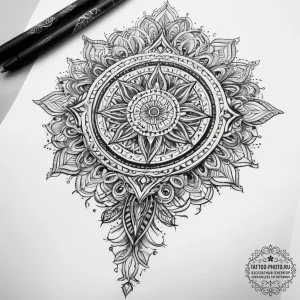 Tattoo sketch spiritual soil, concept art for... - эскиз тату (№1757886676_0, 14.09.2025 21:51) — tattoo-photo.ru