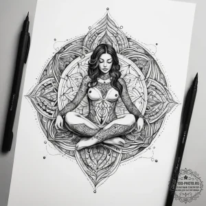 Tattoo sketch free diving a person in the wat... - эскиз тату (№1757887075_0, 14.09.2025 21:57) — tattoo-photo.ru