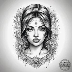 Tattoo sketch overalls with a quote, concept... - эскиз тату (№1757889454_0, 14.09.2025 22:37) — tattoo-photo.ru