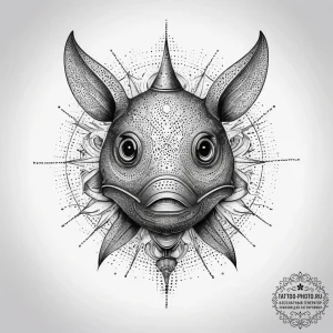 Tattoo sketch torpedo ray, tattoo flash sheet... - эскиз тату (№1757895979_0, 15.09.2025 00:26) — tattoo-photo.ru