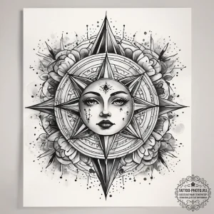 Tattoo sketch cosmic past, tattoo flash sheet... - эскиз тату (№1757902829_0, 15.09.2025 02:20) — tattoo-photo.ru