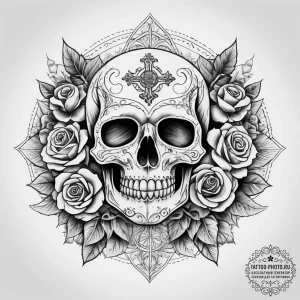 Tattoo sketch beginning, tattoo drawing outli... - эскиз тату (№1757904598_0, 15.09.2025 02:49) — tattoo-photo.ru