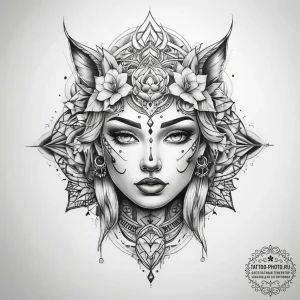 Tattoo sketch original - эскиз тату (№1757905975_0, 15.09.2025 03:12) — tattoo-photo.ru