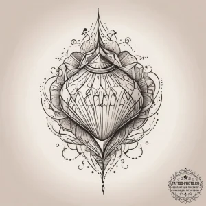 Tattoo sketch shell, artistic tattoo sketch,... - эскиз тату (№1757907371_0, 15.09.2025 03:36) — tattoo-photo.ru
