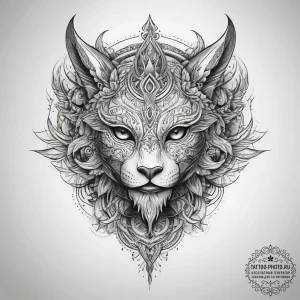 Tattoo sketch silver, artistic tattoo sketch,... - эскиз тату (№1757912298_0, 15.09.2025 04:58) — tattoo-photo.ru