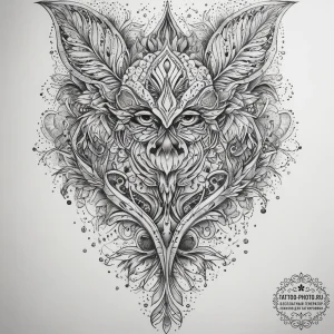 Tattoo sketch dream, tattoo line art, dotwork... - эскиз тату (№1757914075_0, 15.09.2025 05:27) — tattoo-photo.ru